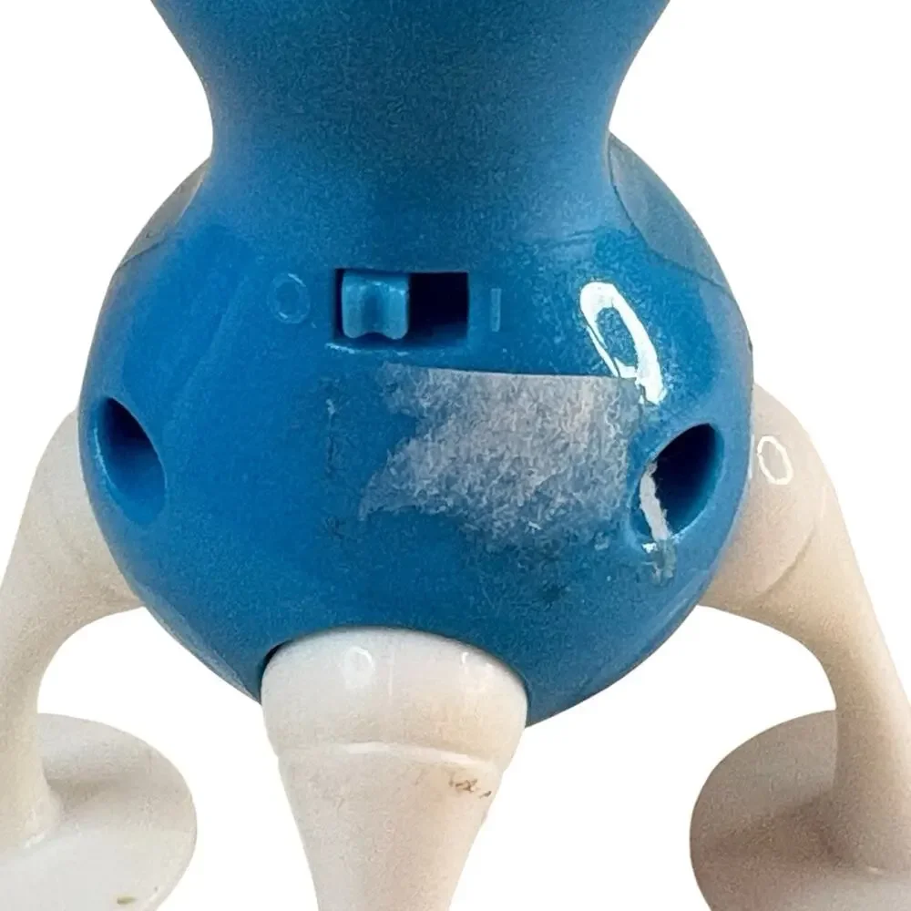 2006 McDonalds Zizzle iZ Blue Orange Tripod Robot Happy Meal Toy (NO SOUND)